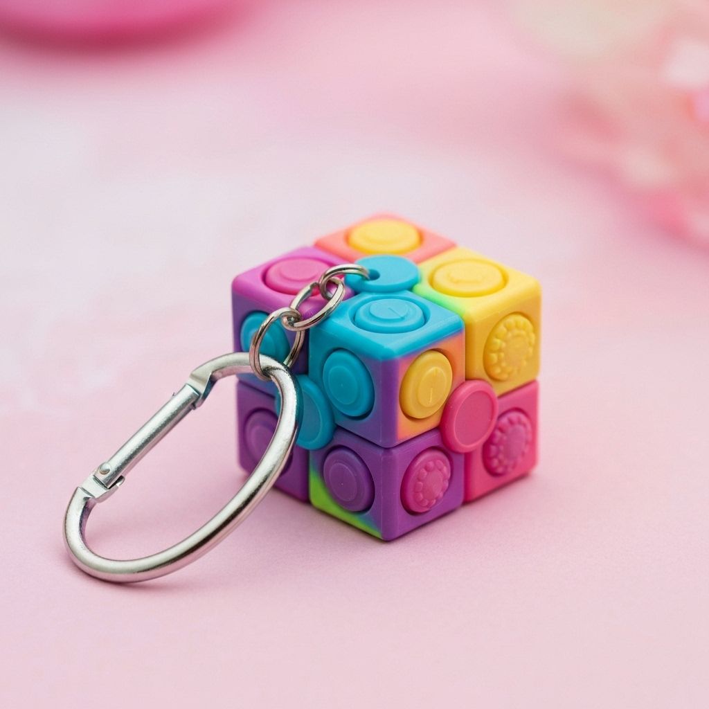 Fidget Cube Keyring