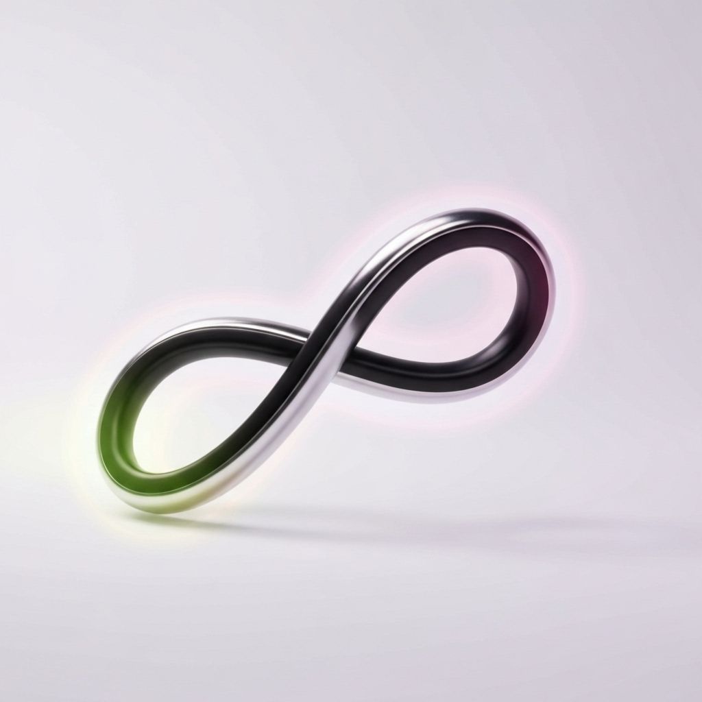 Infinity Fidget Keychain